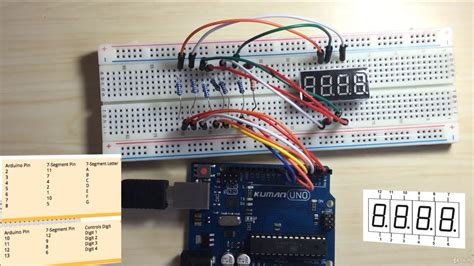arduino stopwatch 7 segment